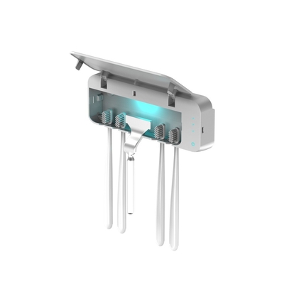 5W UV Toothbrush Sanitizer , Toothbrush Sterilizer Holder Wall Mounted