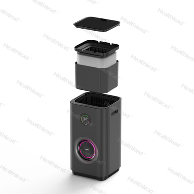 Intelligent Digital Display Healthlead Air Purifying Humidifier With Smart Sensors
