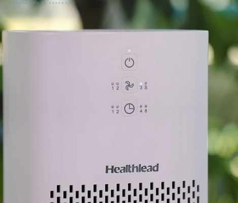 Square Healthlead Small Desktop Hepa Air Pwith Nagetive Ion To Remove Dust Efficiently  EPI081