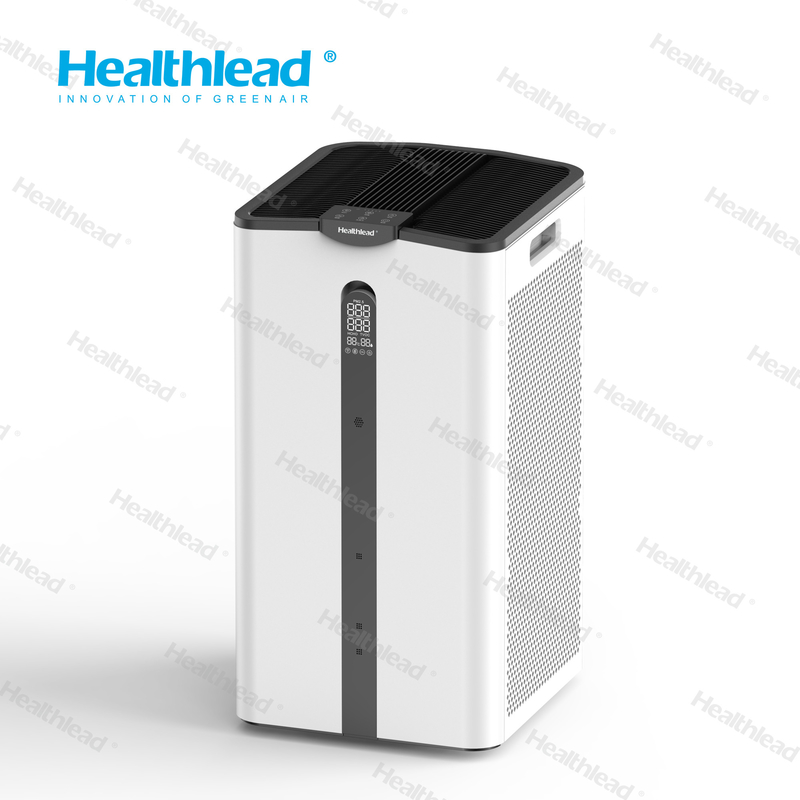 LED Light Bar Display WIFI Healthlead Air Purifier Multi Sensor To Detect Air Quality EPI820