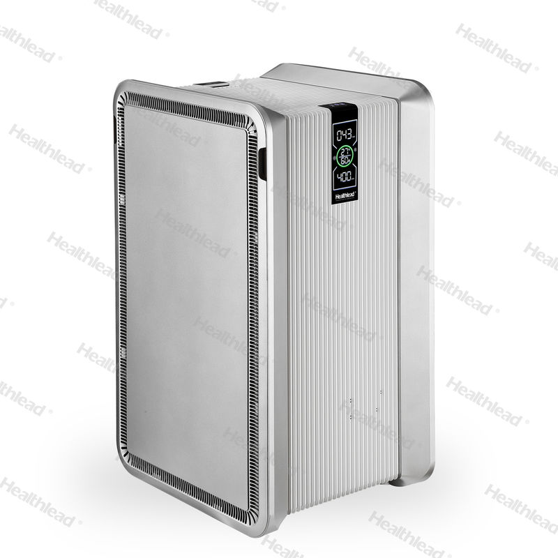 Hospital Large Places Healthlead Air Purifier 0-500ug/M3 PM2.5 Value Display fresh air machine