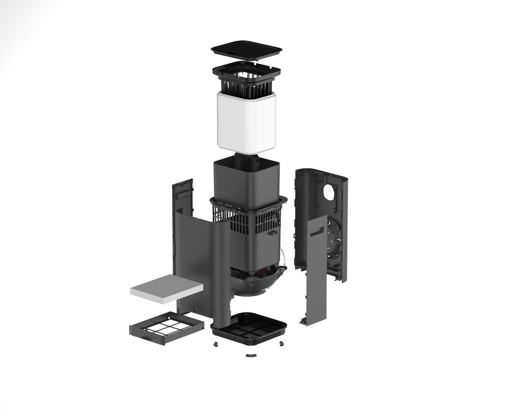 Intelligent Digital Display Healthlead Air Purifying Humidifier With